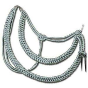Silver Military Aiguillette,