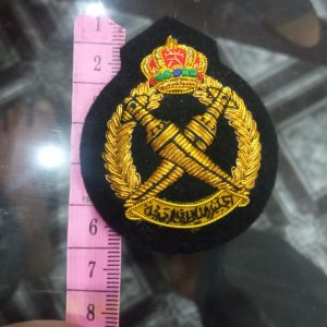 Hand-Embroidered Royal Navy of Oman Bullion Blazer Badge