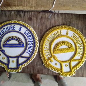 Premium Omani Military Gold Bullion Beret Badge – Compact Design