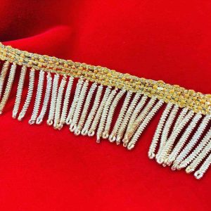 Golden & Silver Bullion Wire Fringe